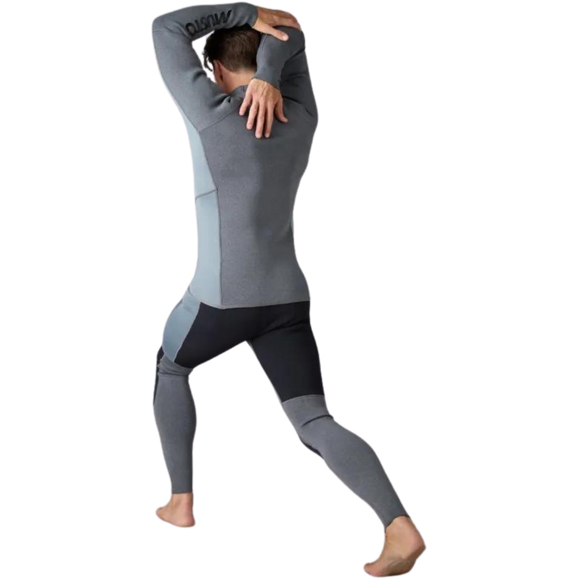 2025 Musto Mens Champ Long Sleeve 2mm Neoprene Top 82415 - Dark Grey / Marle